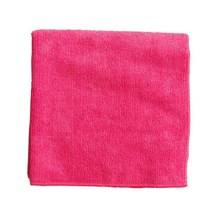 Golden Star Pink Microfiber Cloth 300 GMS, 16", PK36 MC1616PNK300-36PK